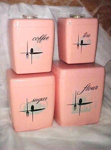 Vintage owl canister set