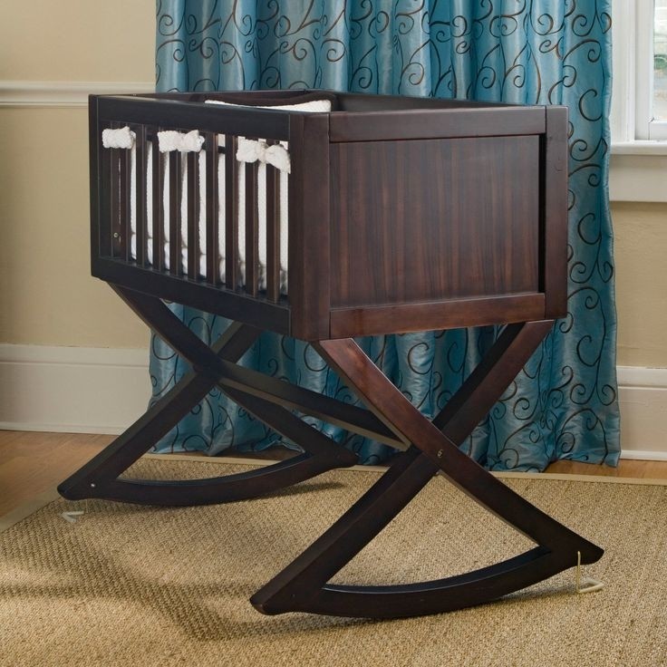 Wooden baby cradles