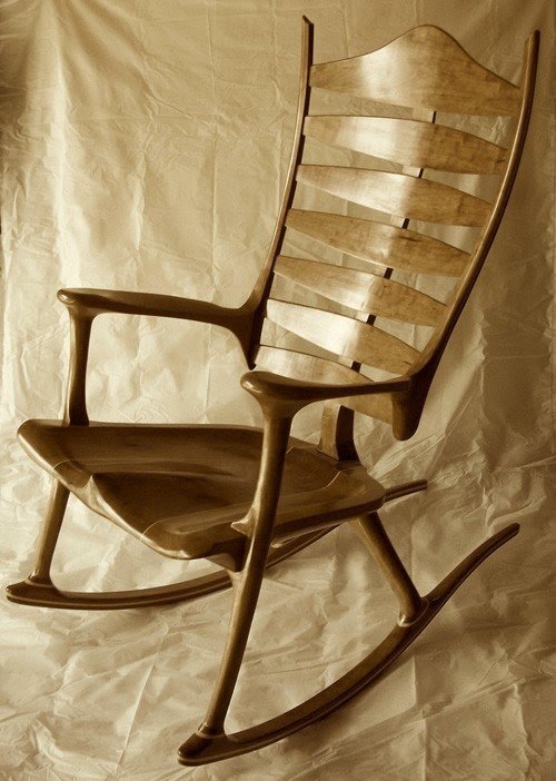 Wooden indoor rocking chairs
