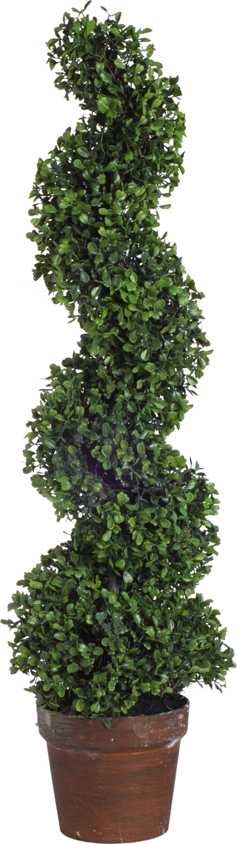 A&B Home Artificial Boxwood Spiral Tree Plant, 36-Inch