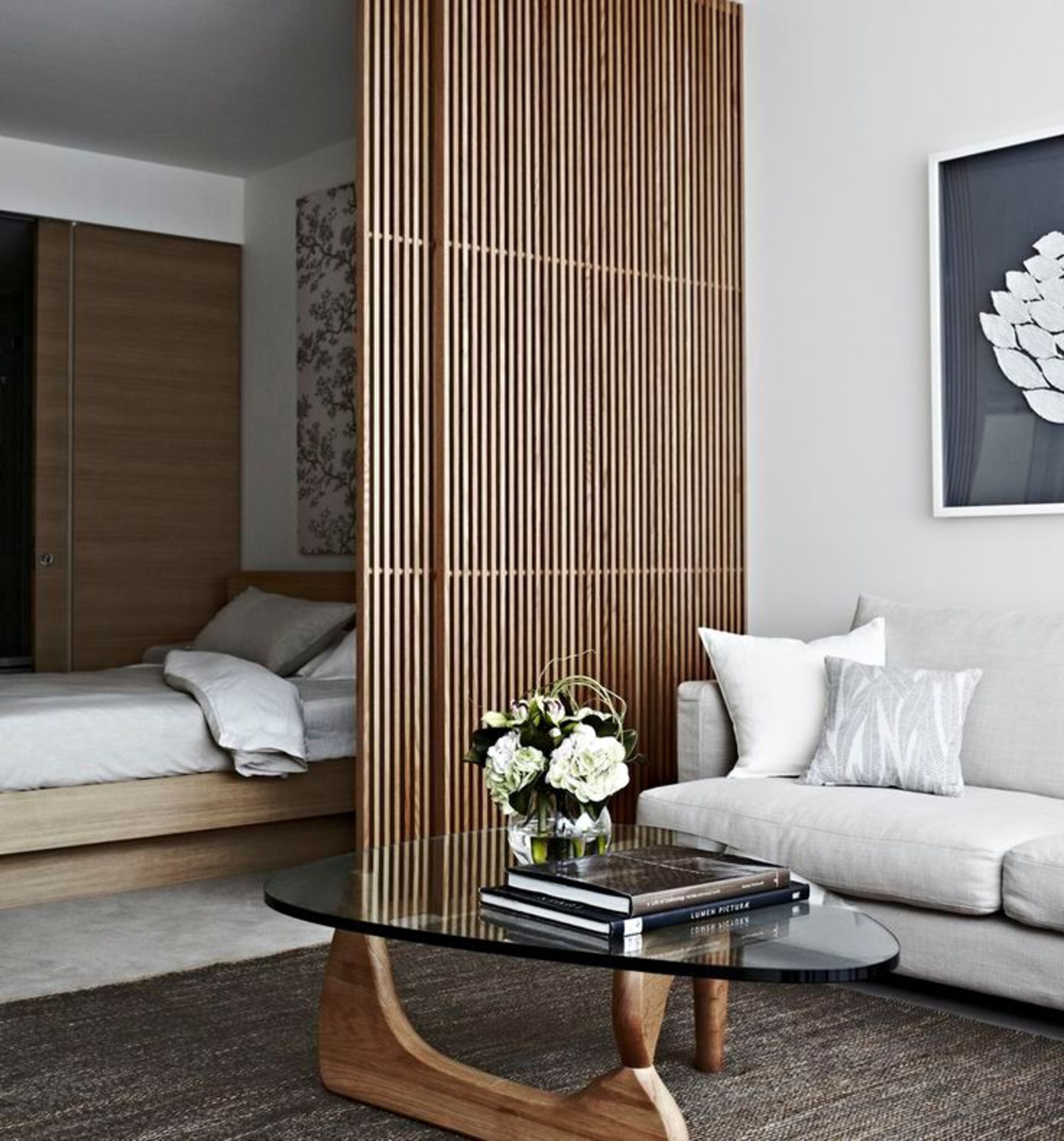 Bamboo wall divider 2