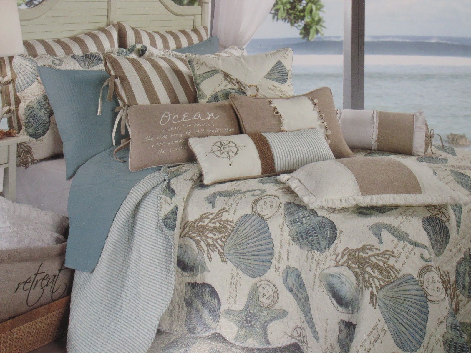 Beach themed duvet covers