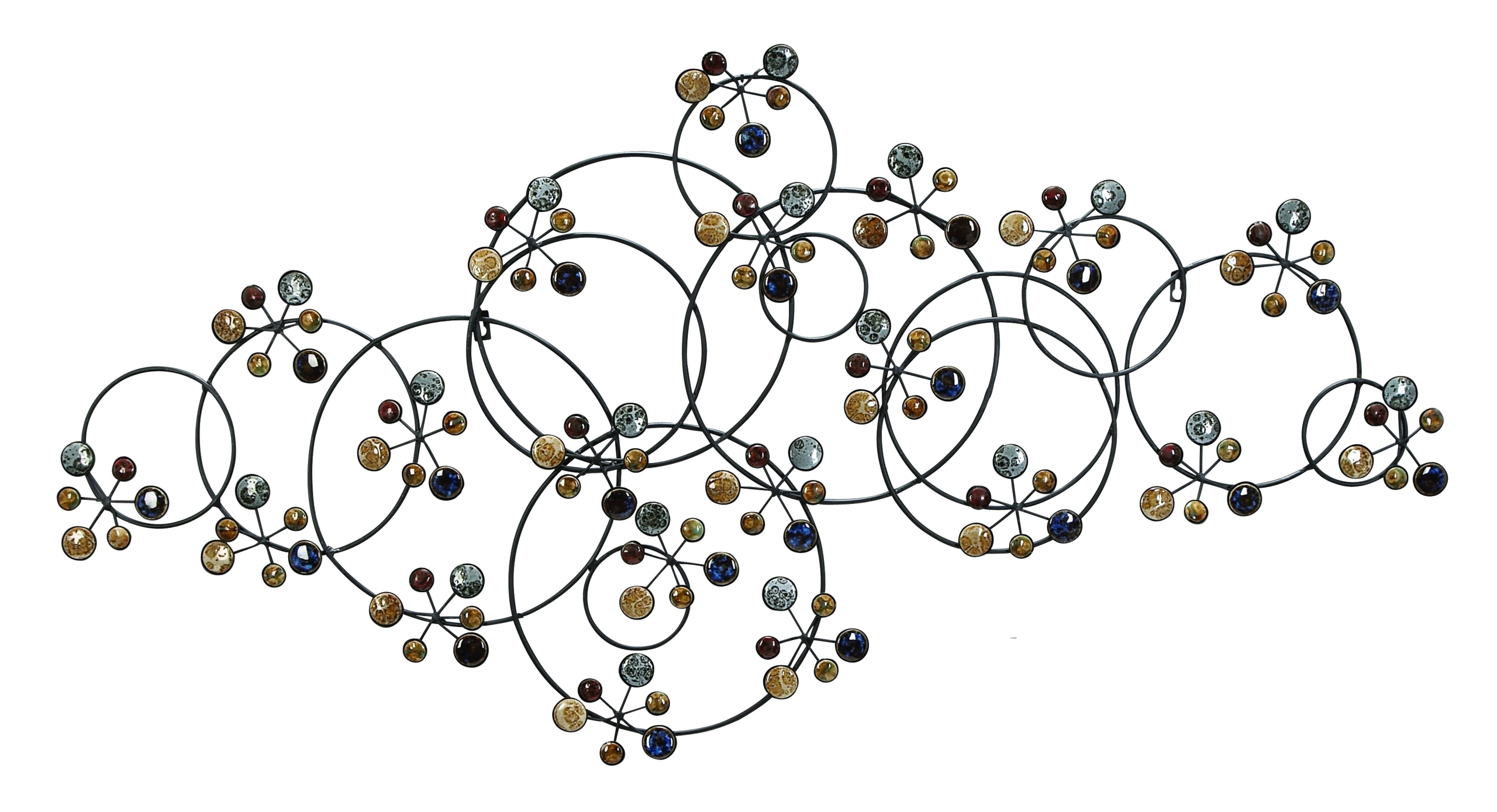 Benzara Metal/Ceramic Bead Wall Decor