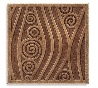 Bronze kitchen tiles