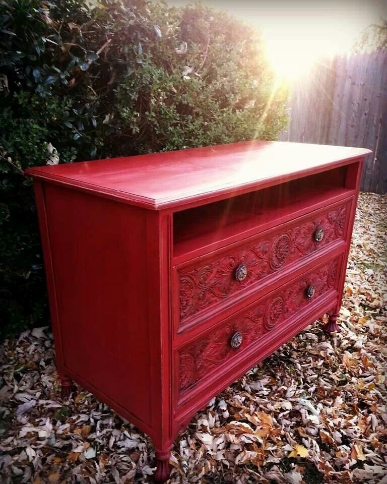 Distressed tv stand beautiful