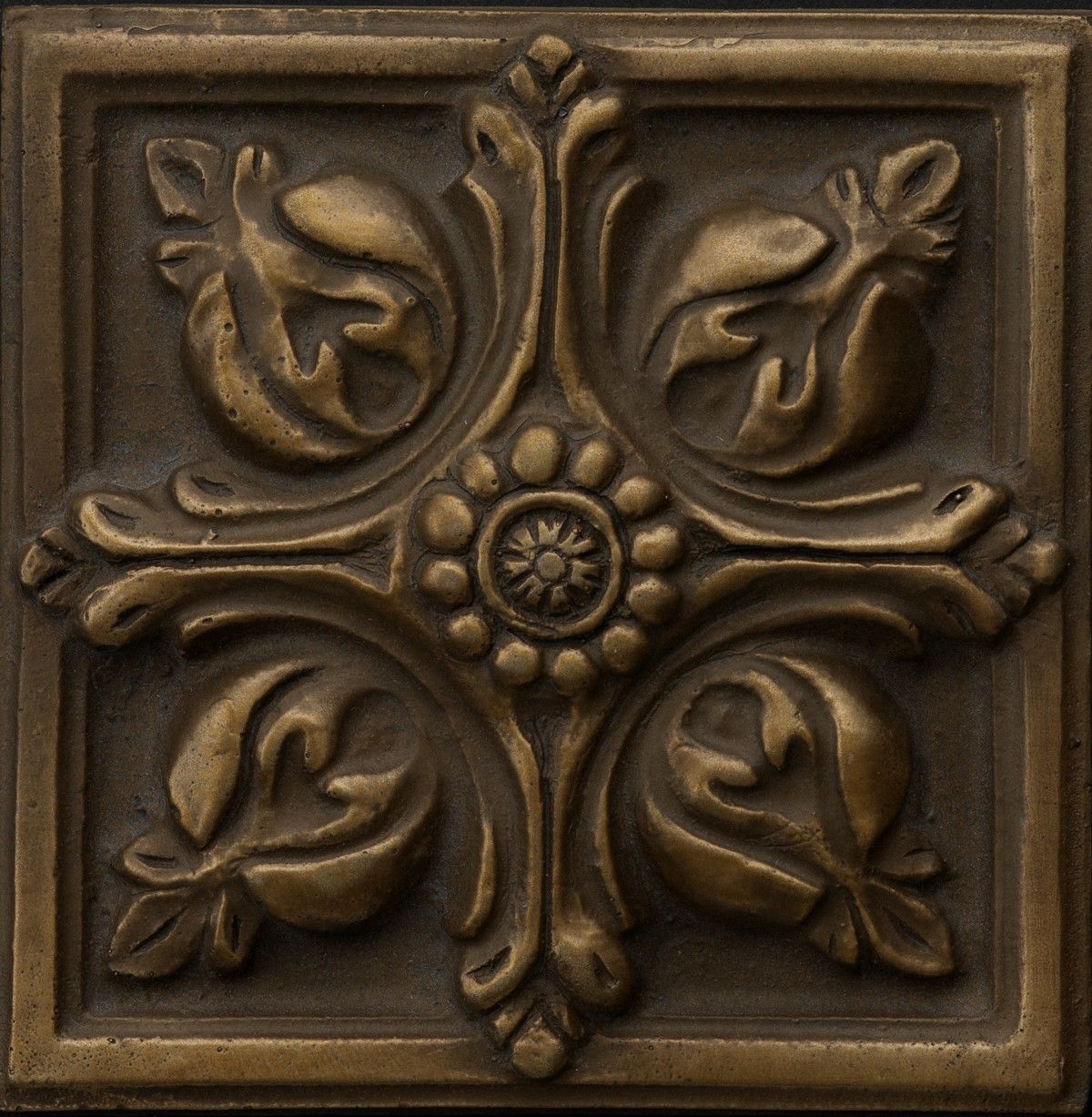Dream Kitchen Come True Renaissance Toscana Accent Tile In Antique Bronze