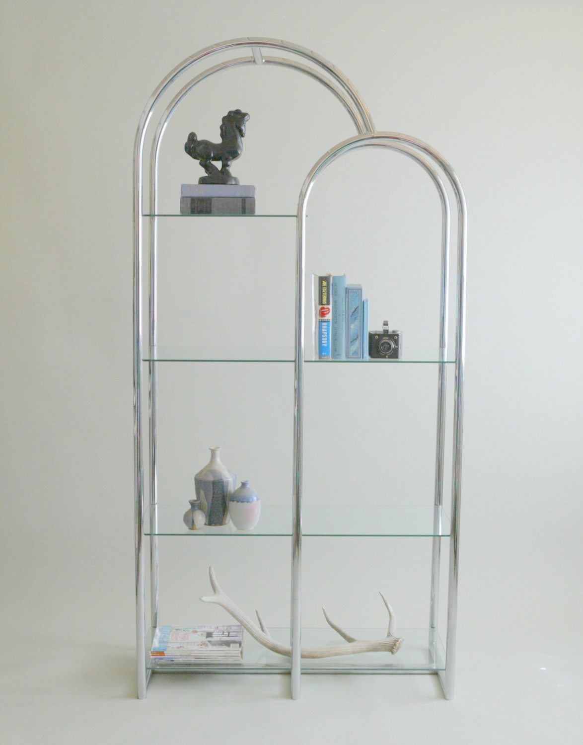 Free standing glass shelves 27