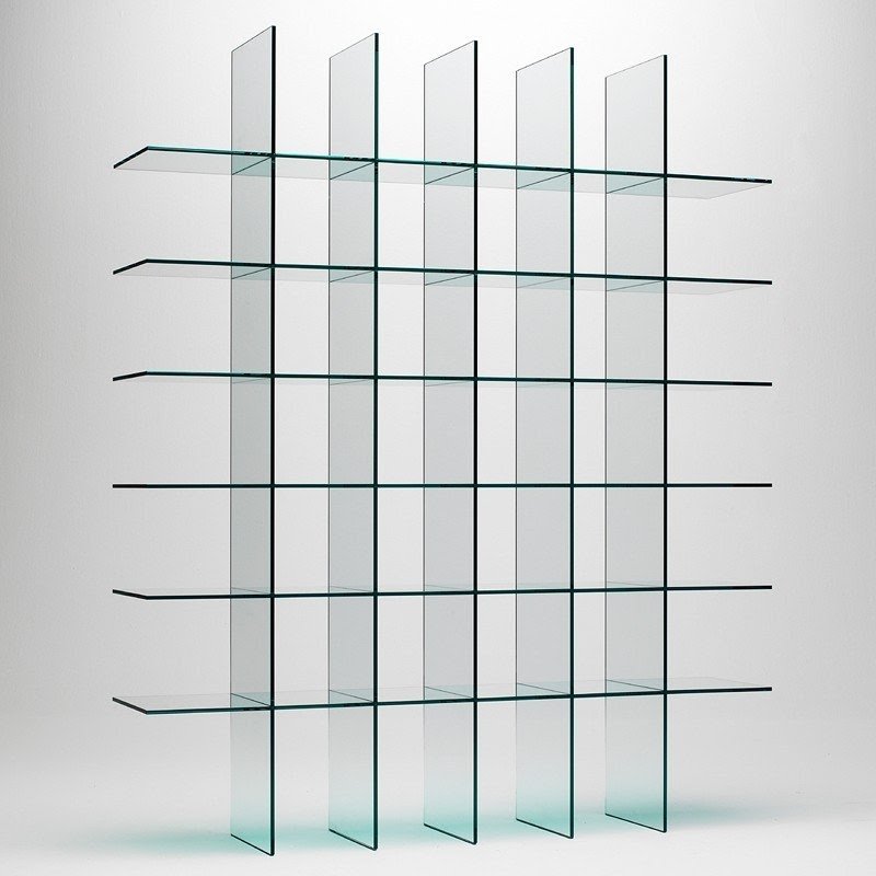 Free standing glass shelves 5