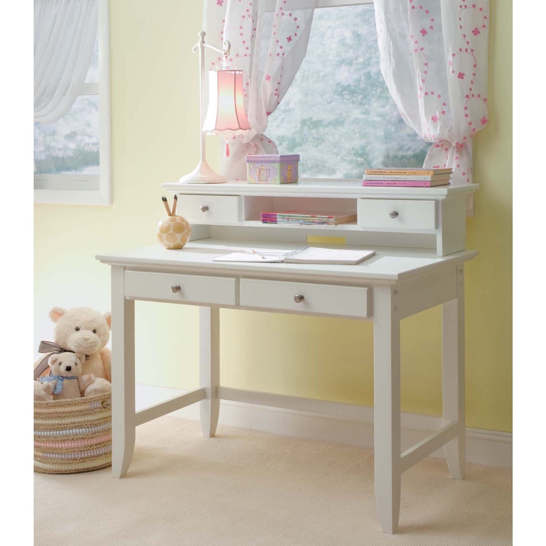 Home styles naples student desk and hutch set with 2