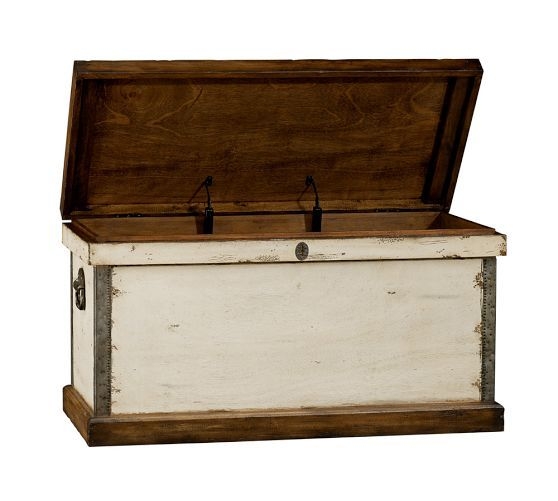 Josefa distressed trunk use as a coffee table