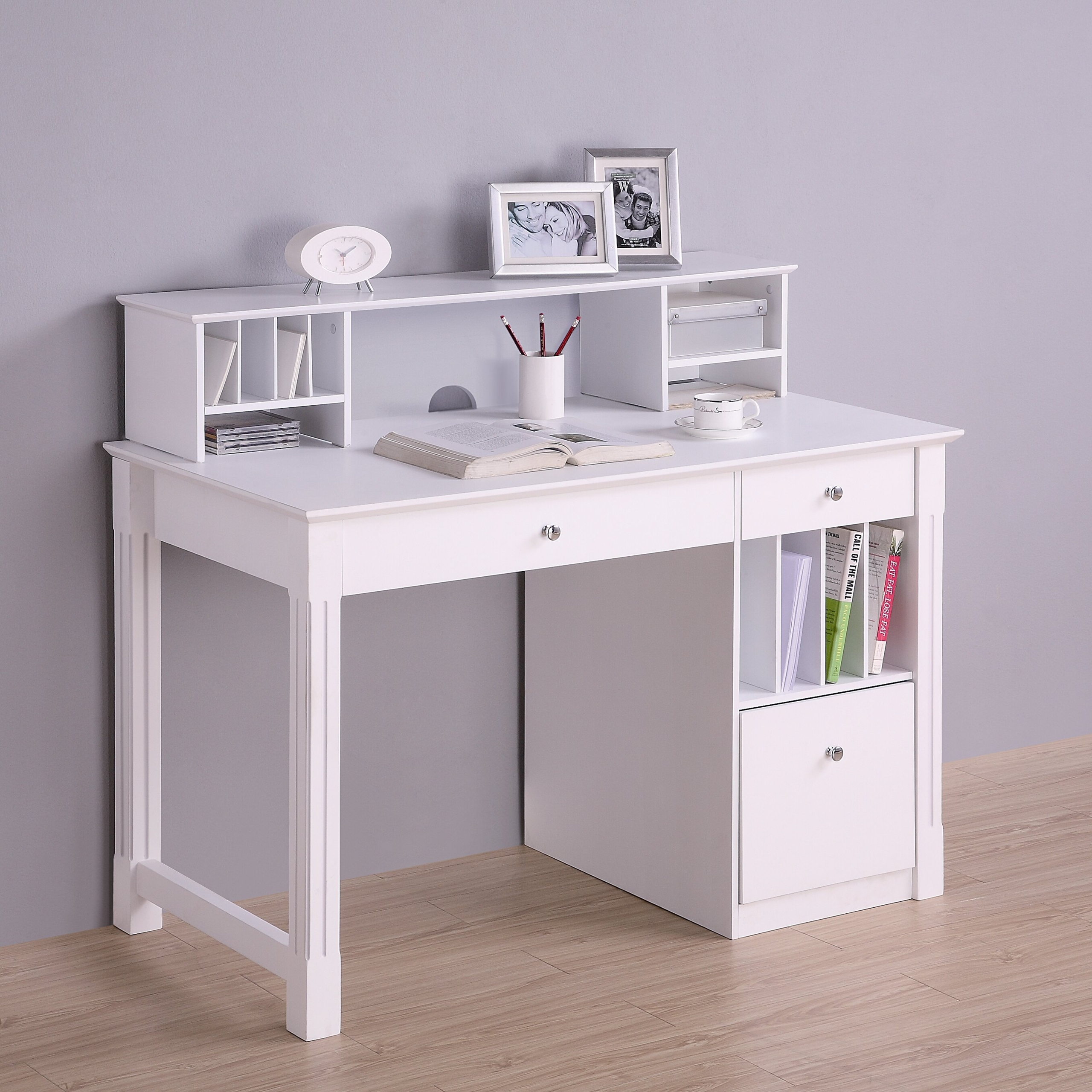 Kids desk with hutch