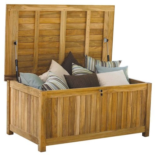Le spa teak cushion and storage box