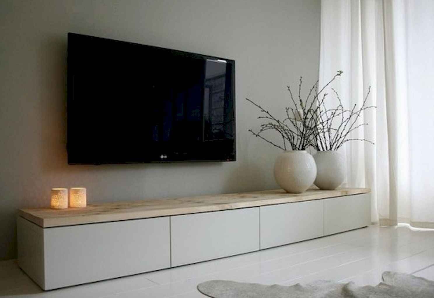 Long low media unit