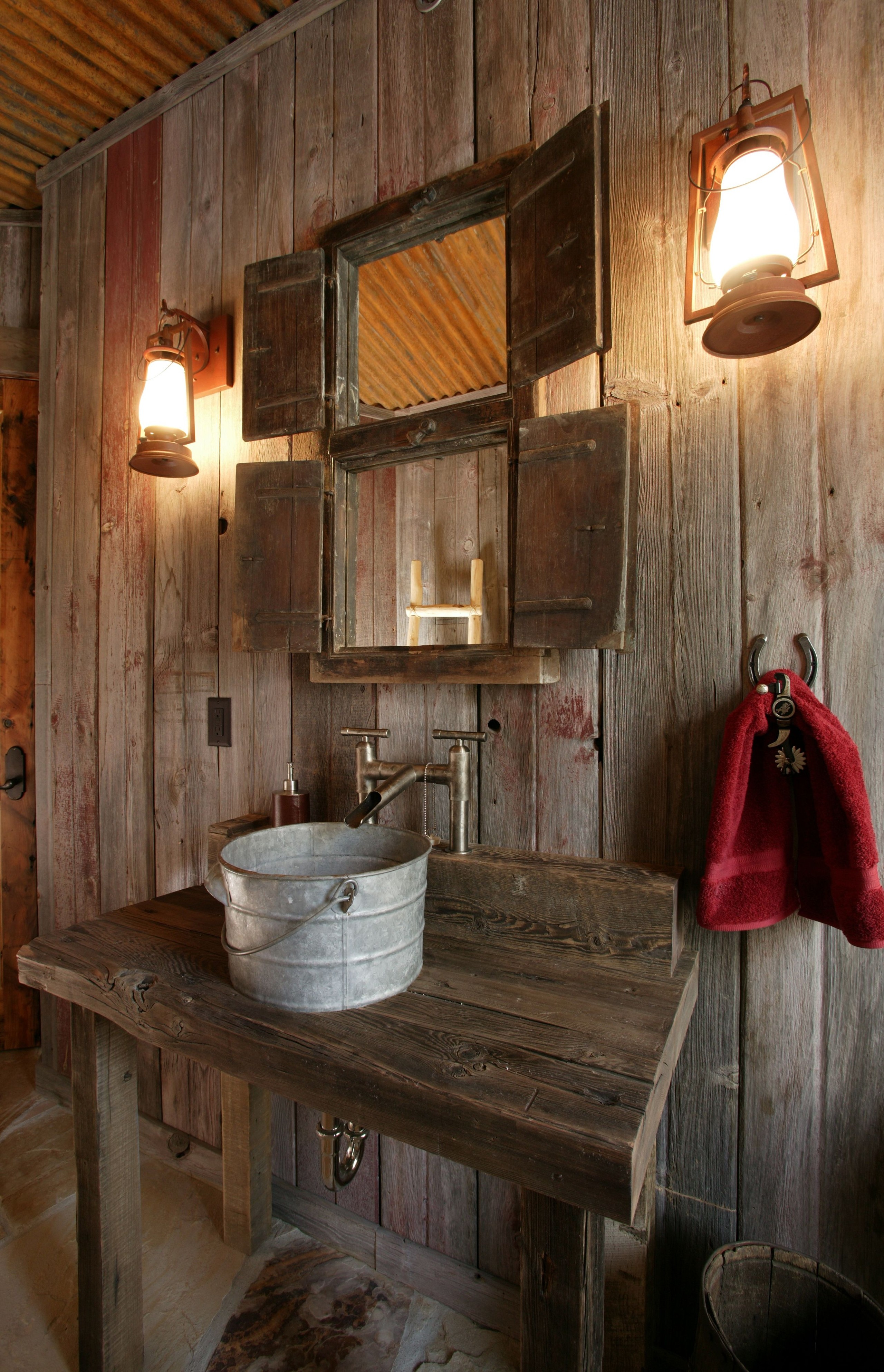 Rustic bathroom sinks 1