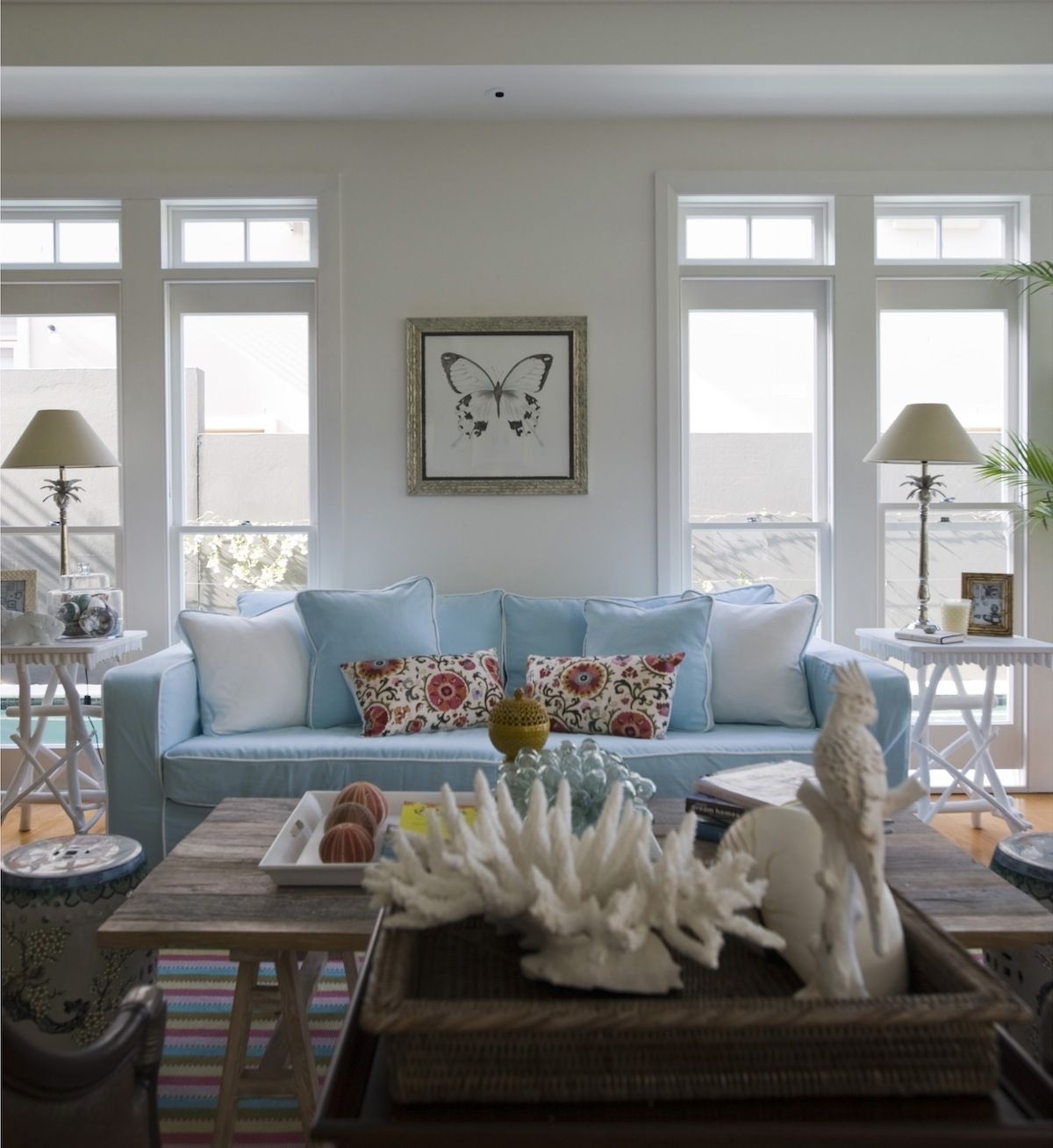 The perfect summer house light airy and seaside colours house