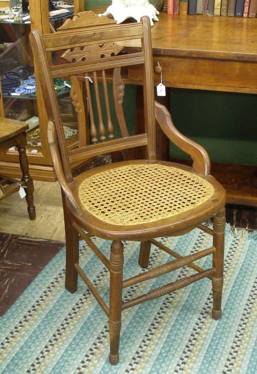 Antique cane chair 1