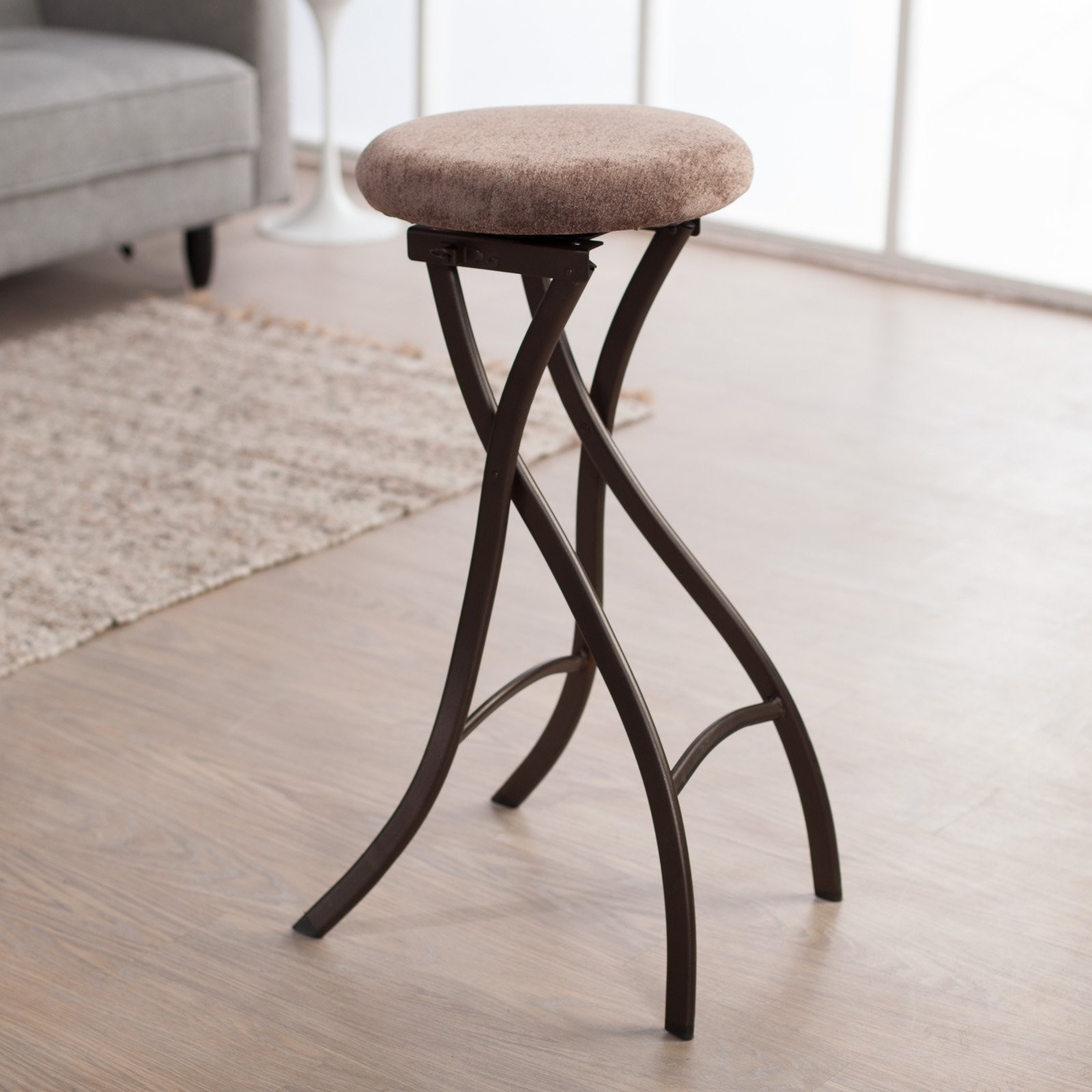 Destiny 29 in backless folding bar stool in brownstone 2