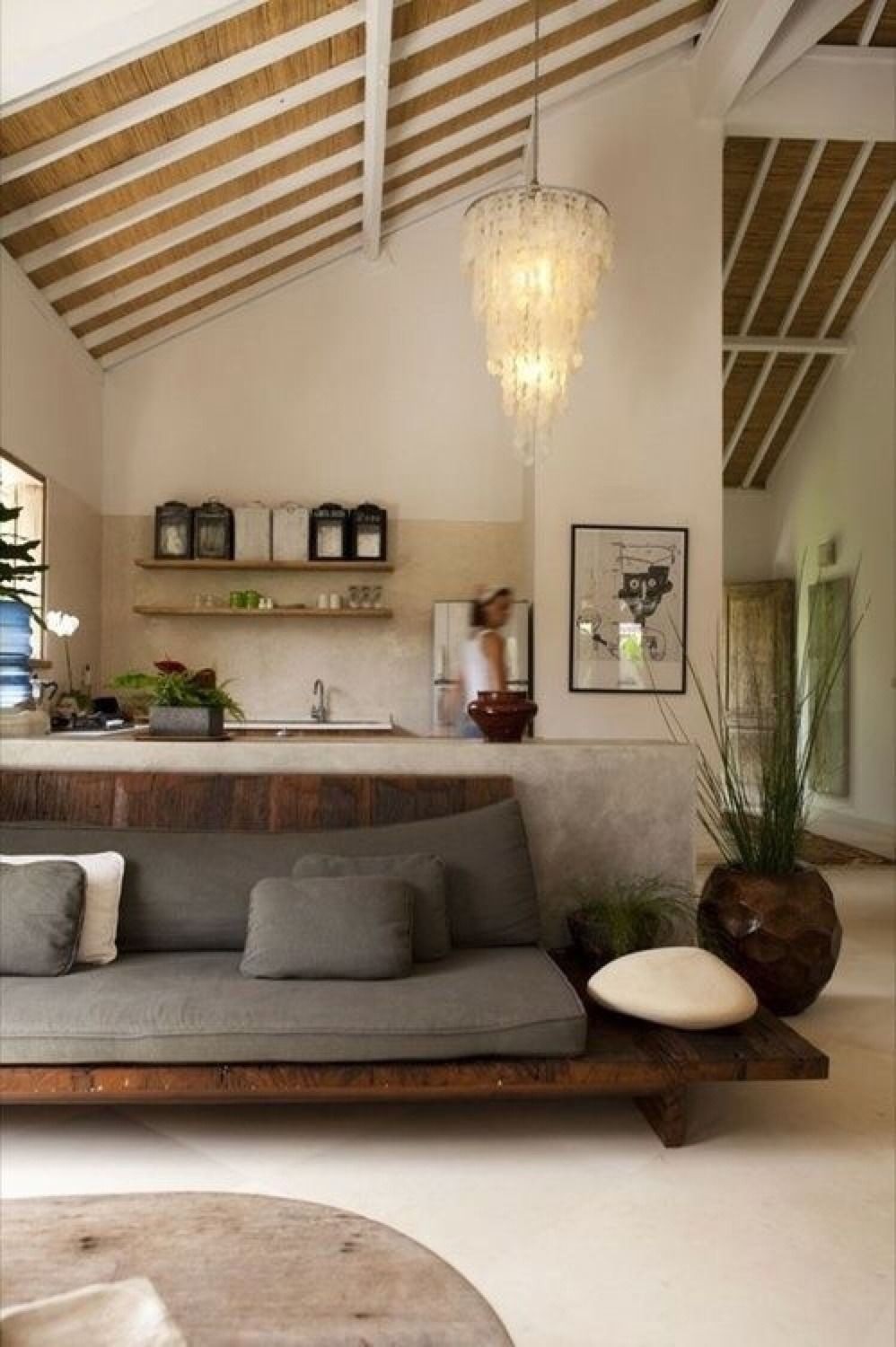 Fresh fog linen cushions