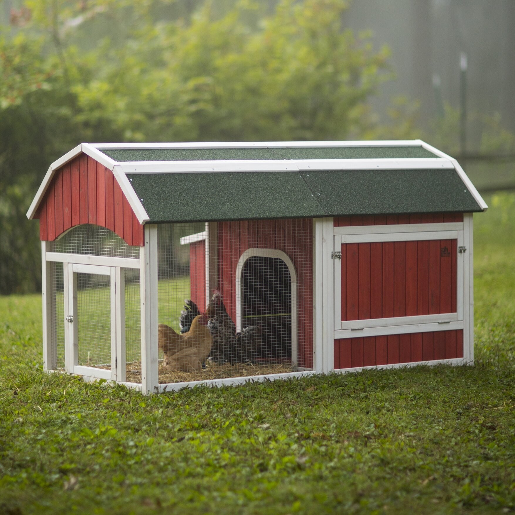 Red Barn Chicken Coop