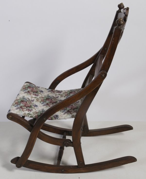 365 antique victorian folding rocking chair
