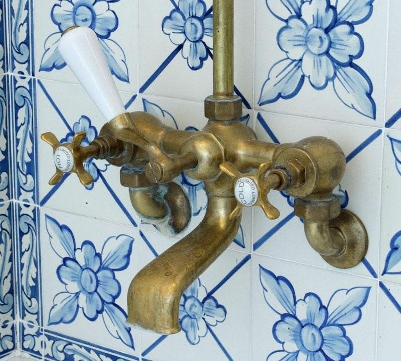 Antique brass fixtures