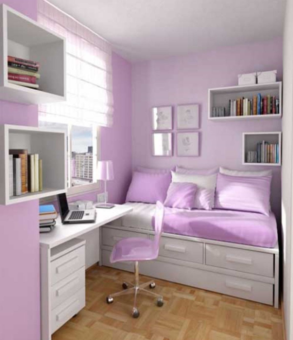 Convertible desk bed