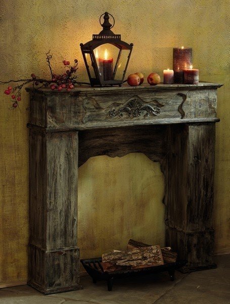 Fake wall fireplace 12
