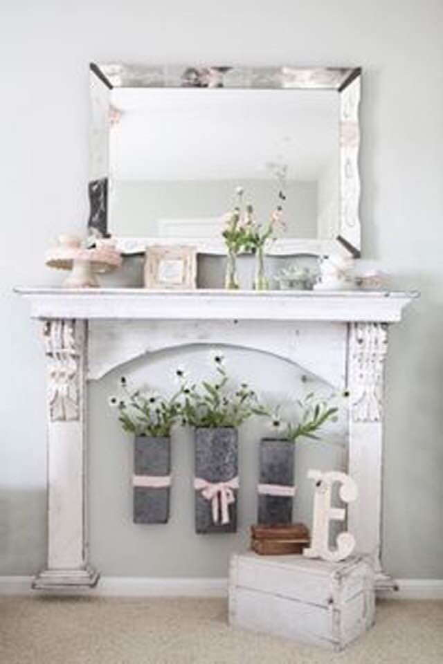 Fake wall fireplace 3