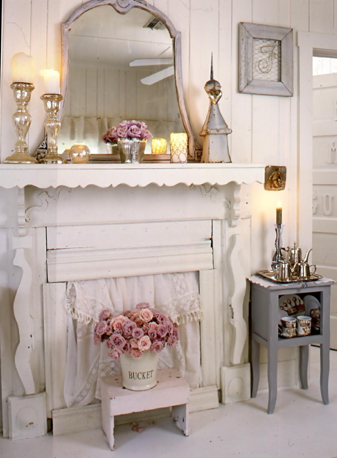 Fake wall fireplace 5