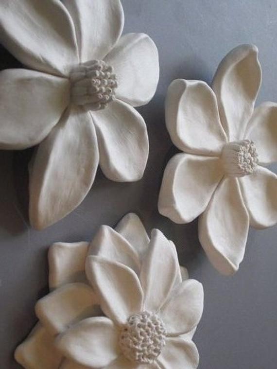 Flower garden wall hanging ceramic