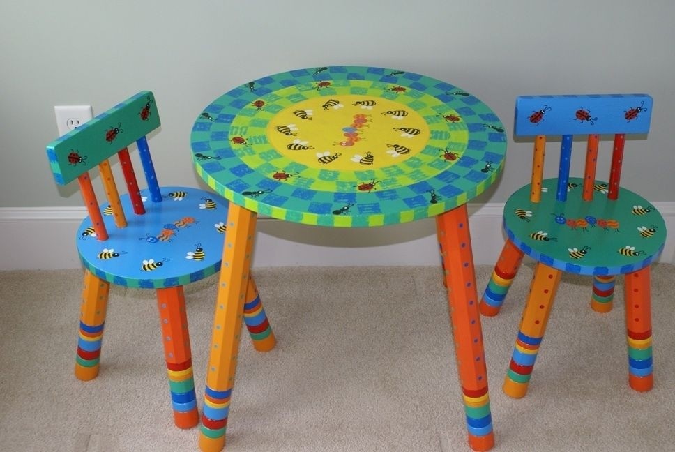 Hand painted kids furniture