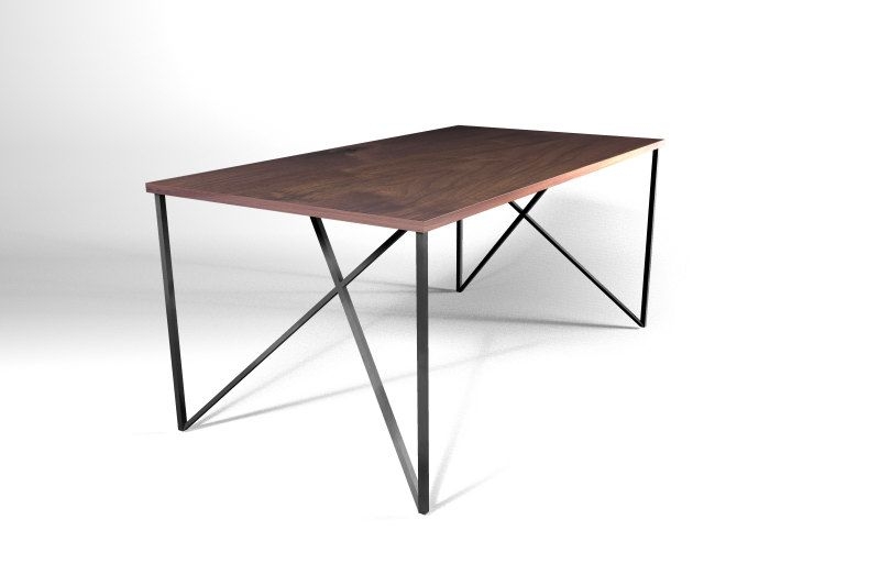Inside out table leg metal table leg diy