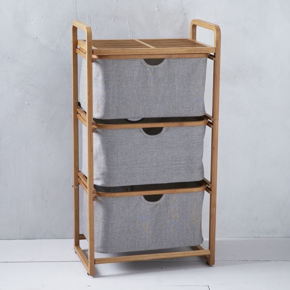 Mrk triple shelving hamper