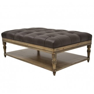 Ottoman with shelf
