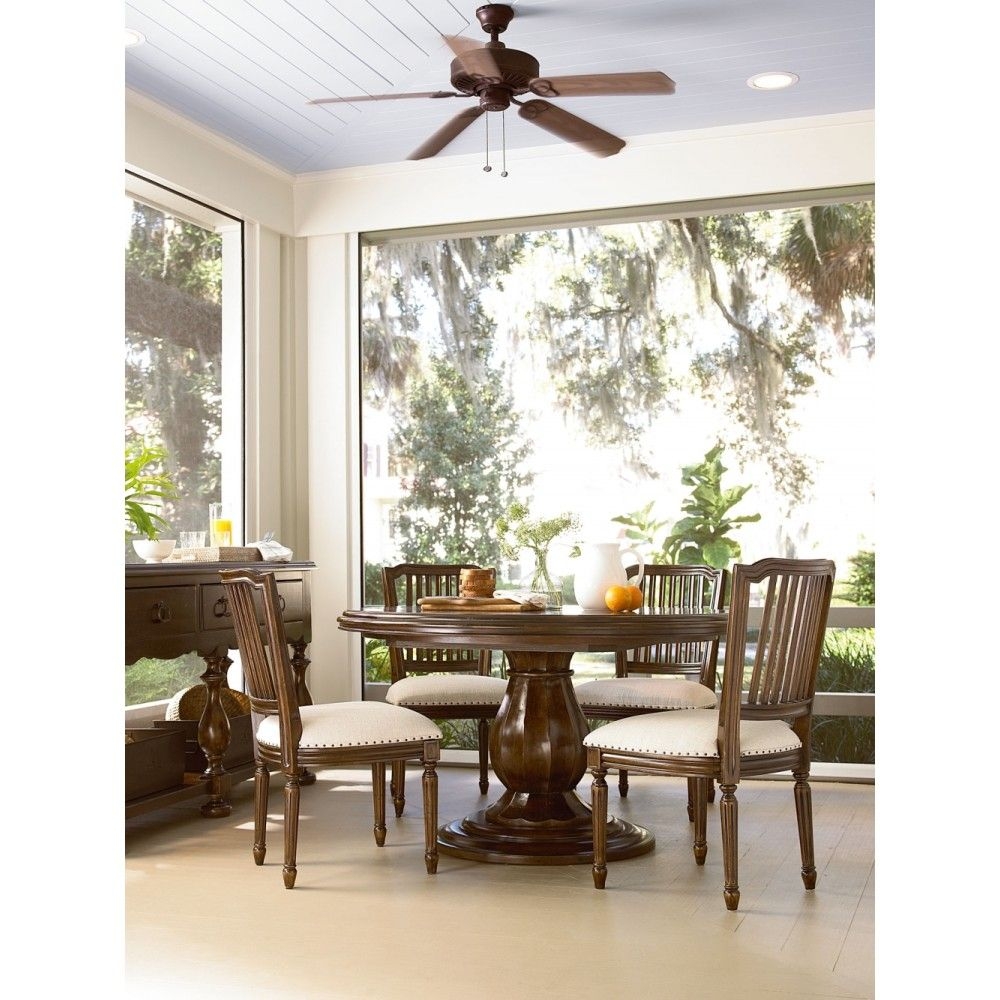 Paula deen pedestal dining table 25