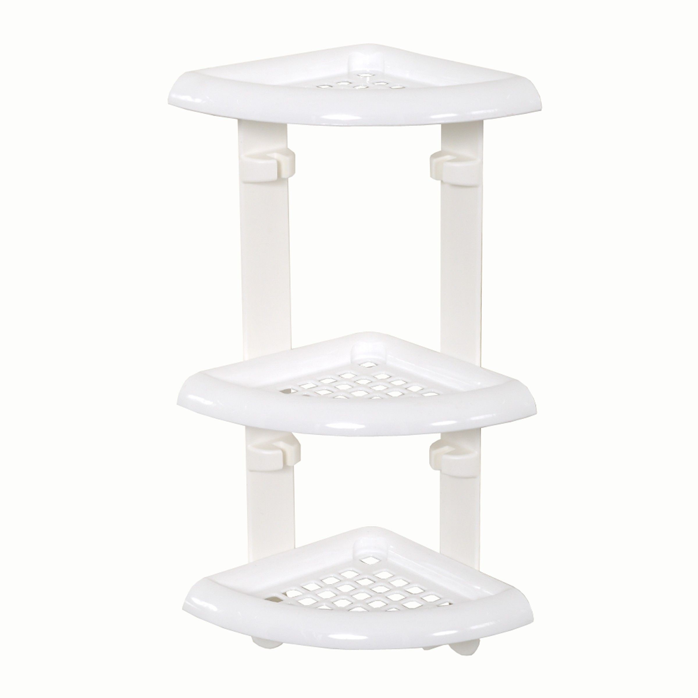 Plastic corner shower caddy 1
