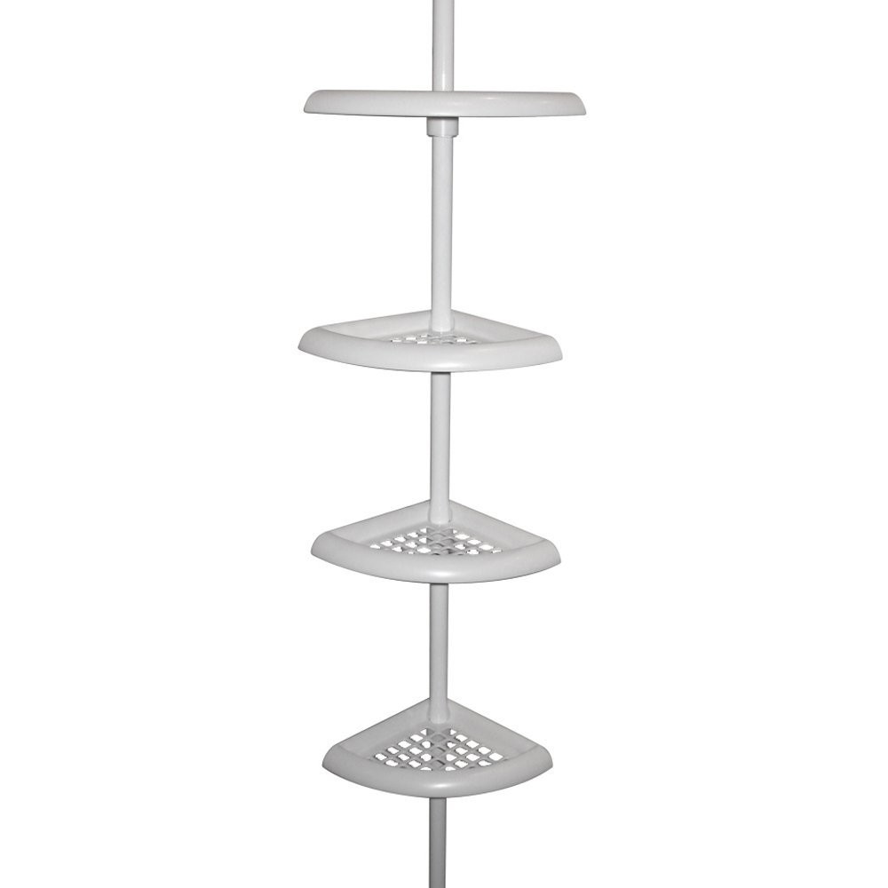 Plastic corner shower caddy
