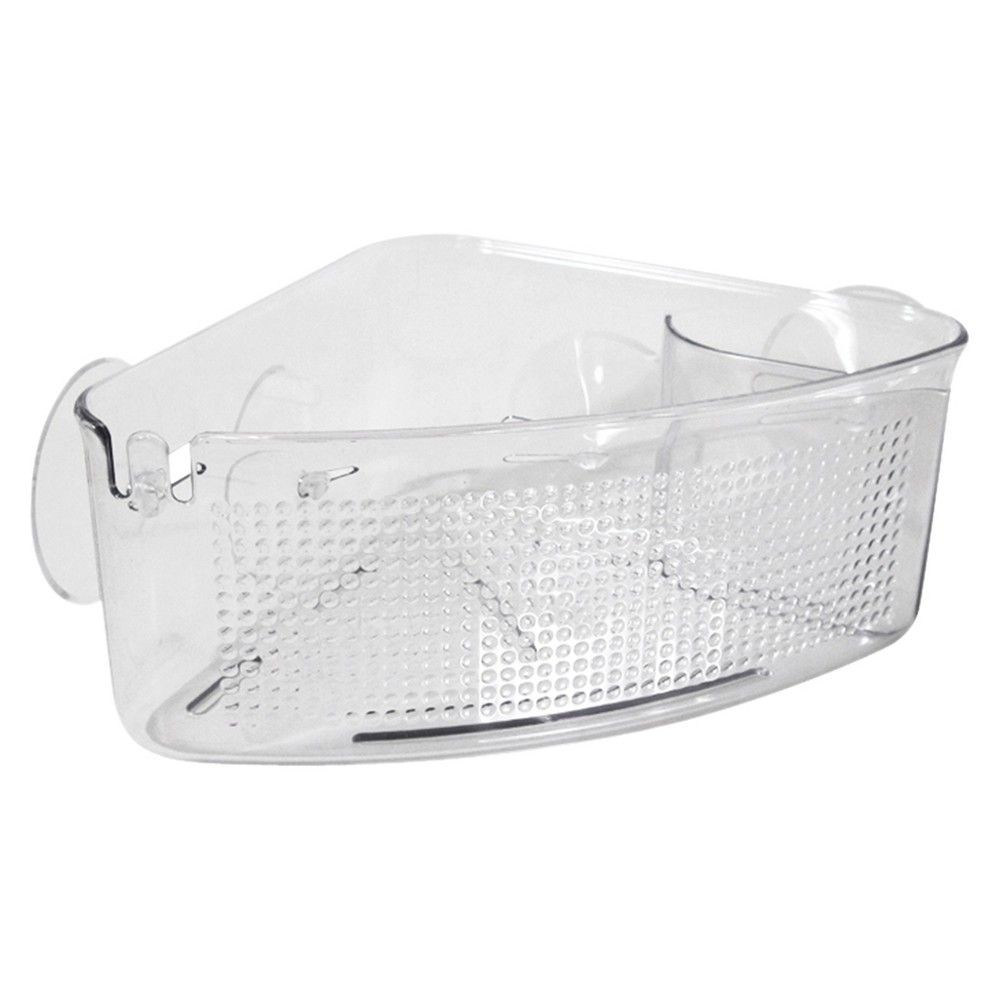 Plastic corner shower tidy