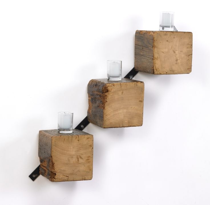 Reclaimed barn beams and recycled metal from farm equipment