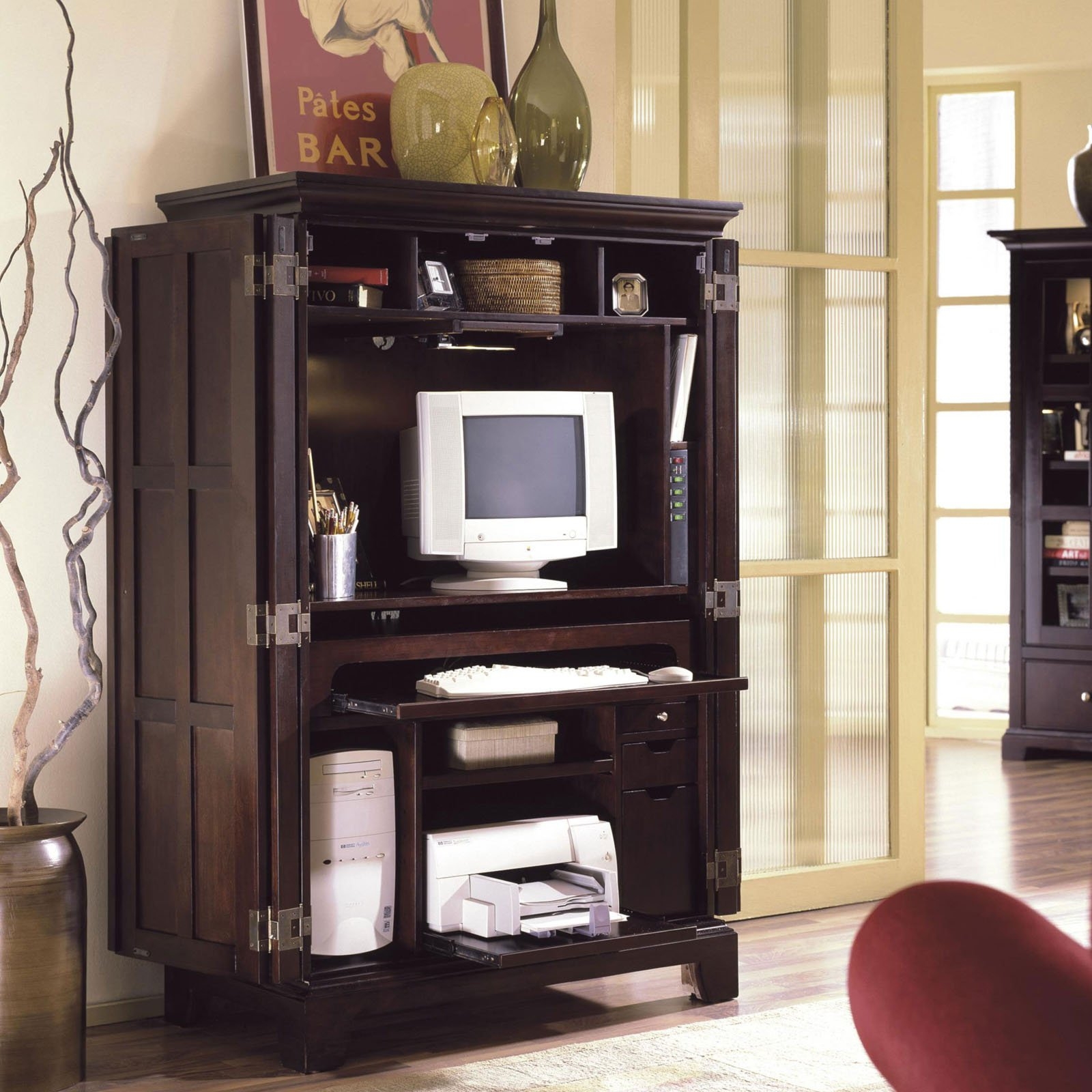 Riverside computer armoire