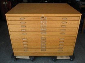 Vintage flat file