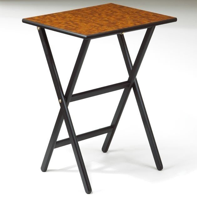 Winsome basics 5 piece folding tv tray set