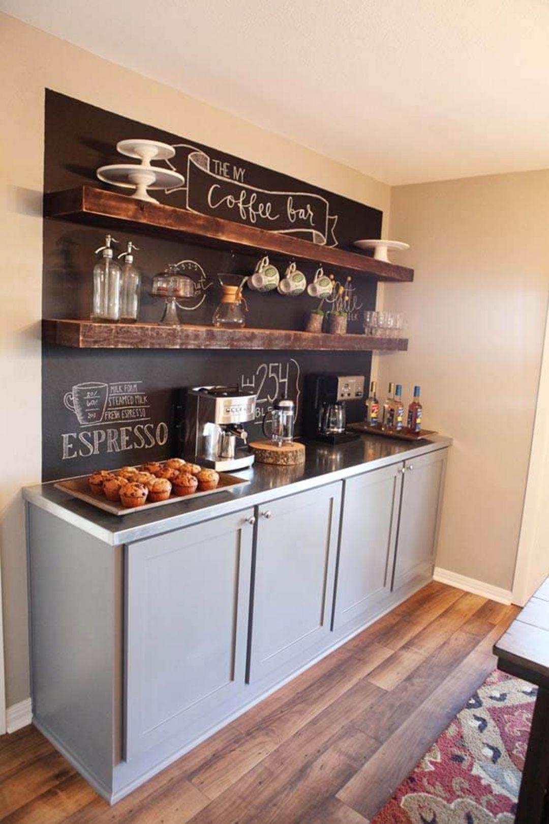 Bar wall cabinets
