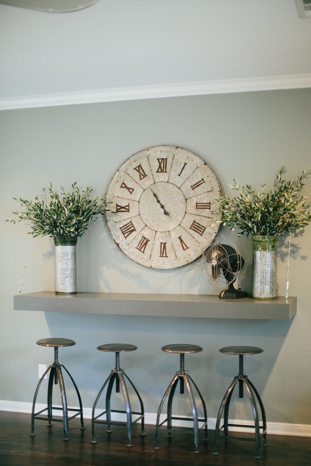 Big metal clock