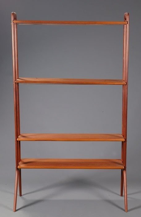 Danish mid century modern teak bookcase by kurt ostervig