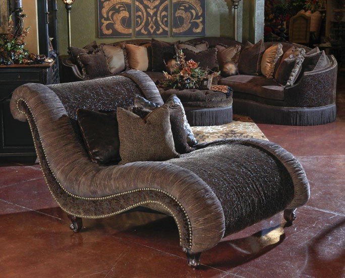 Indoor double chaise lounge 1
