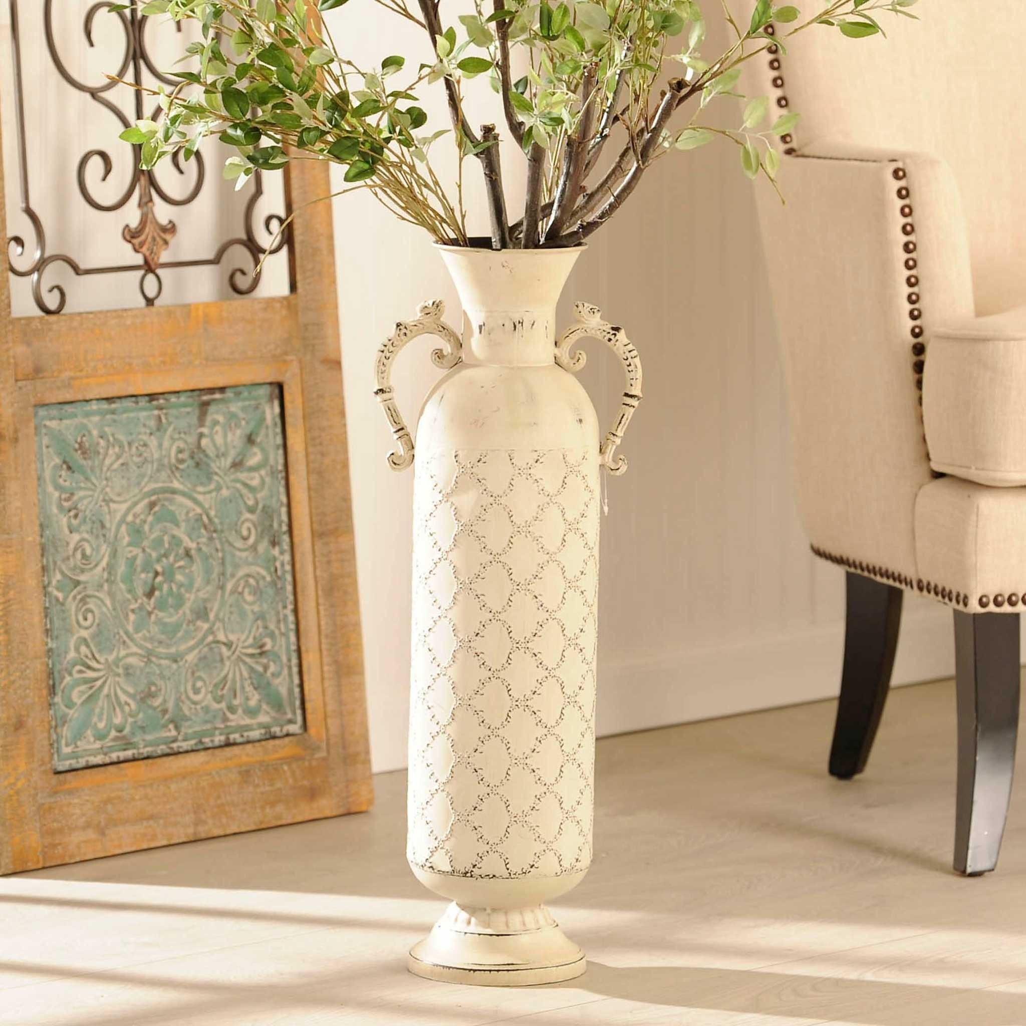 Metal vases