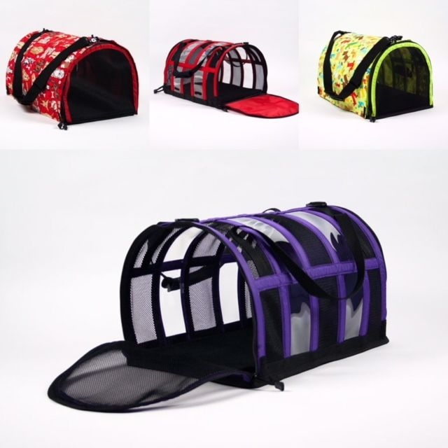 Purple dog crate 10