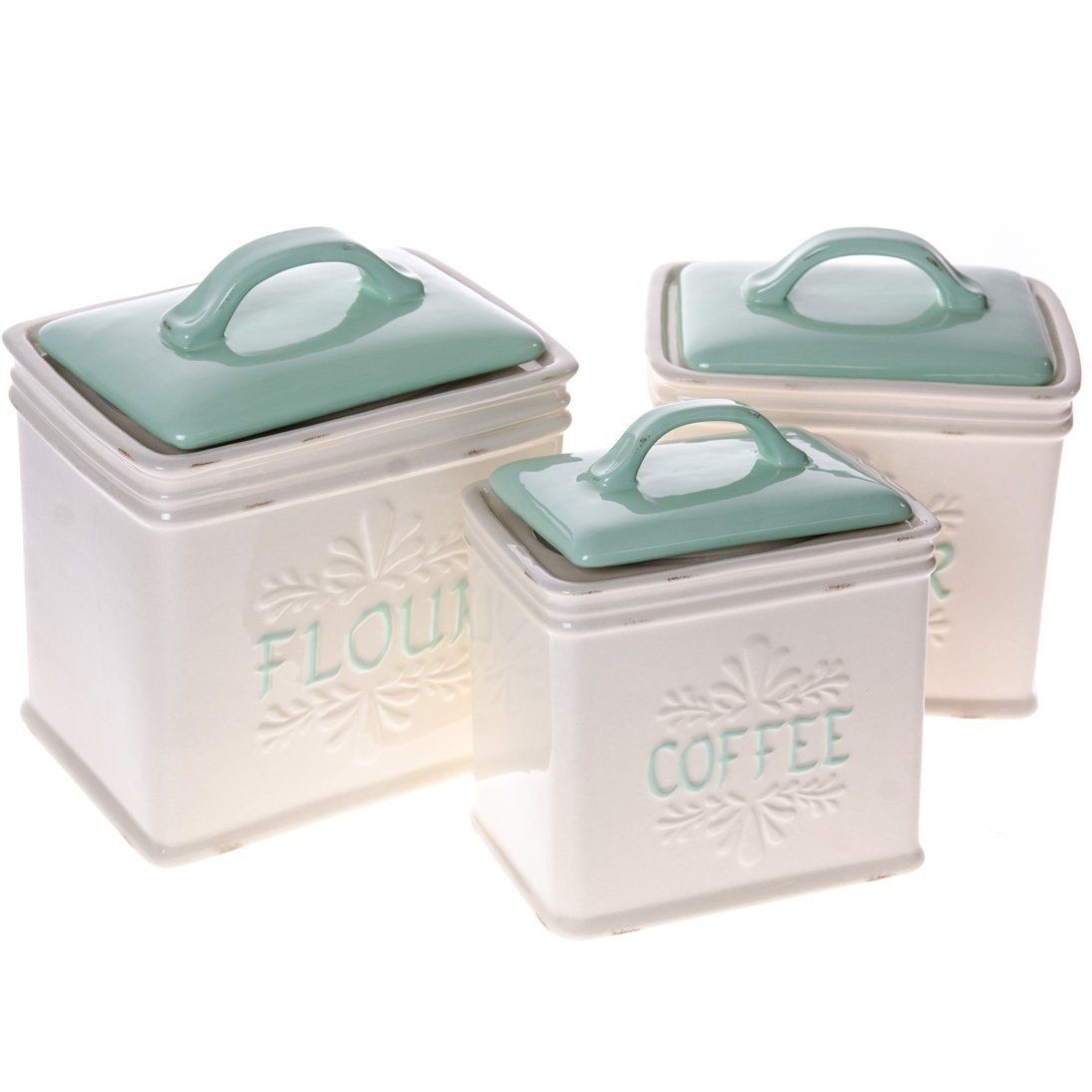 Rustic kitchen canisters