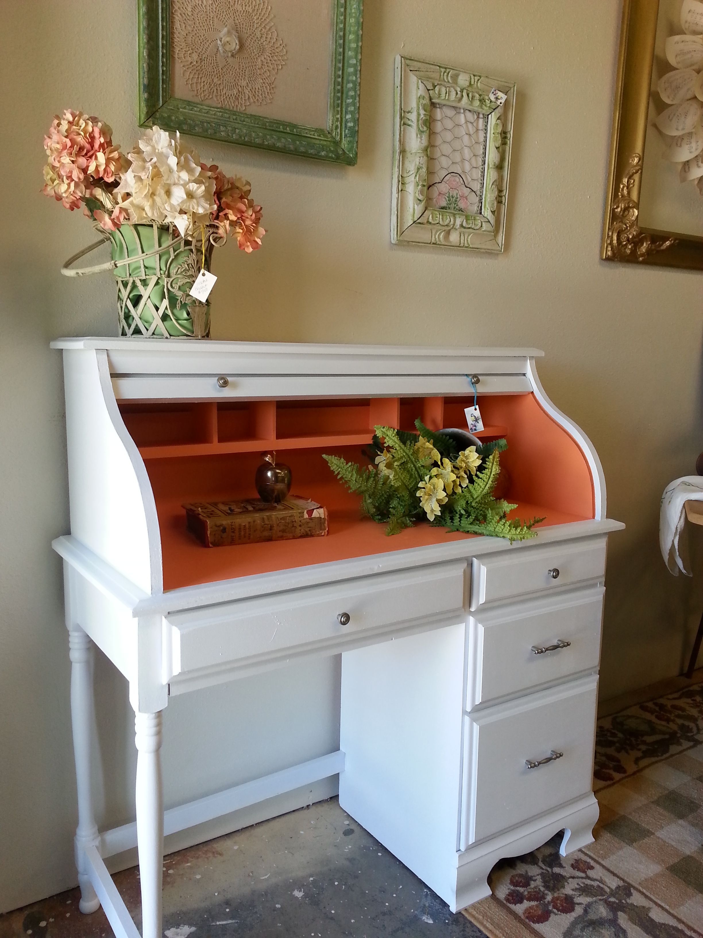 Small roll top desk